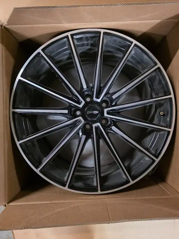 3 x felga Brock B43 5x114.3 9.5x21 ET45 Glossy Black Polished Nowy