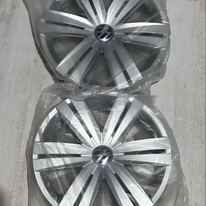 4 x Kołpak Volkswagen OE oryginalne srebrne Ekspresowa dostawa